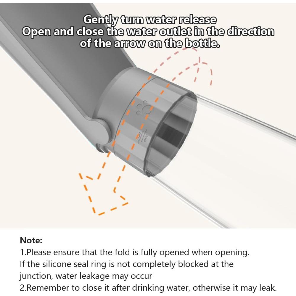 Botella de Agua para Perros PawSailor 19 OZ a Prueba de Fugas