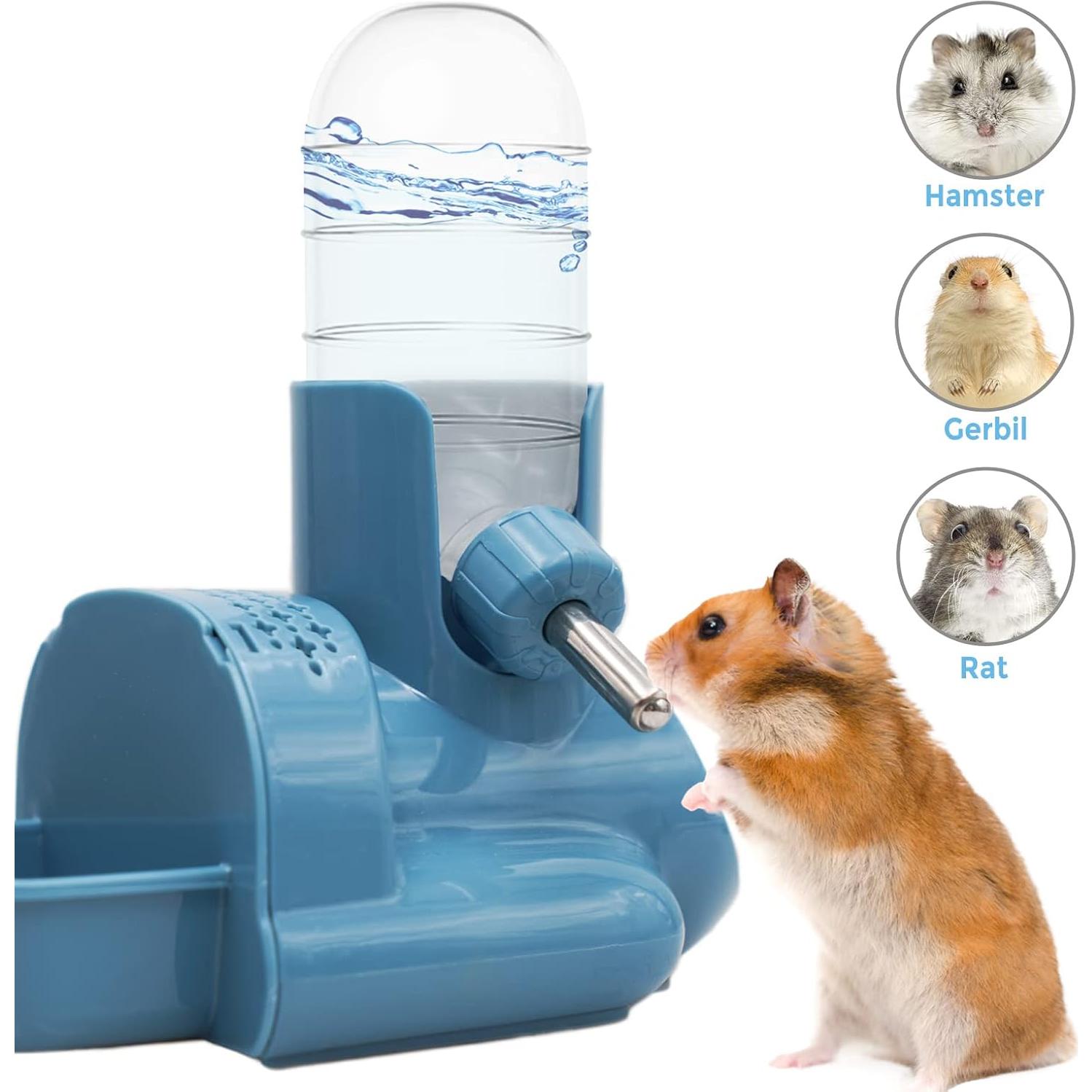 Botella de Agua 3 en 1 VANNON para Hámster 120ml a Prueba de Fugas