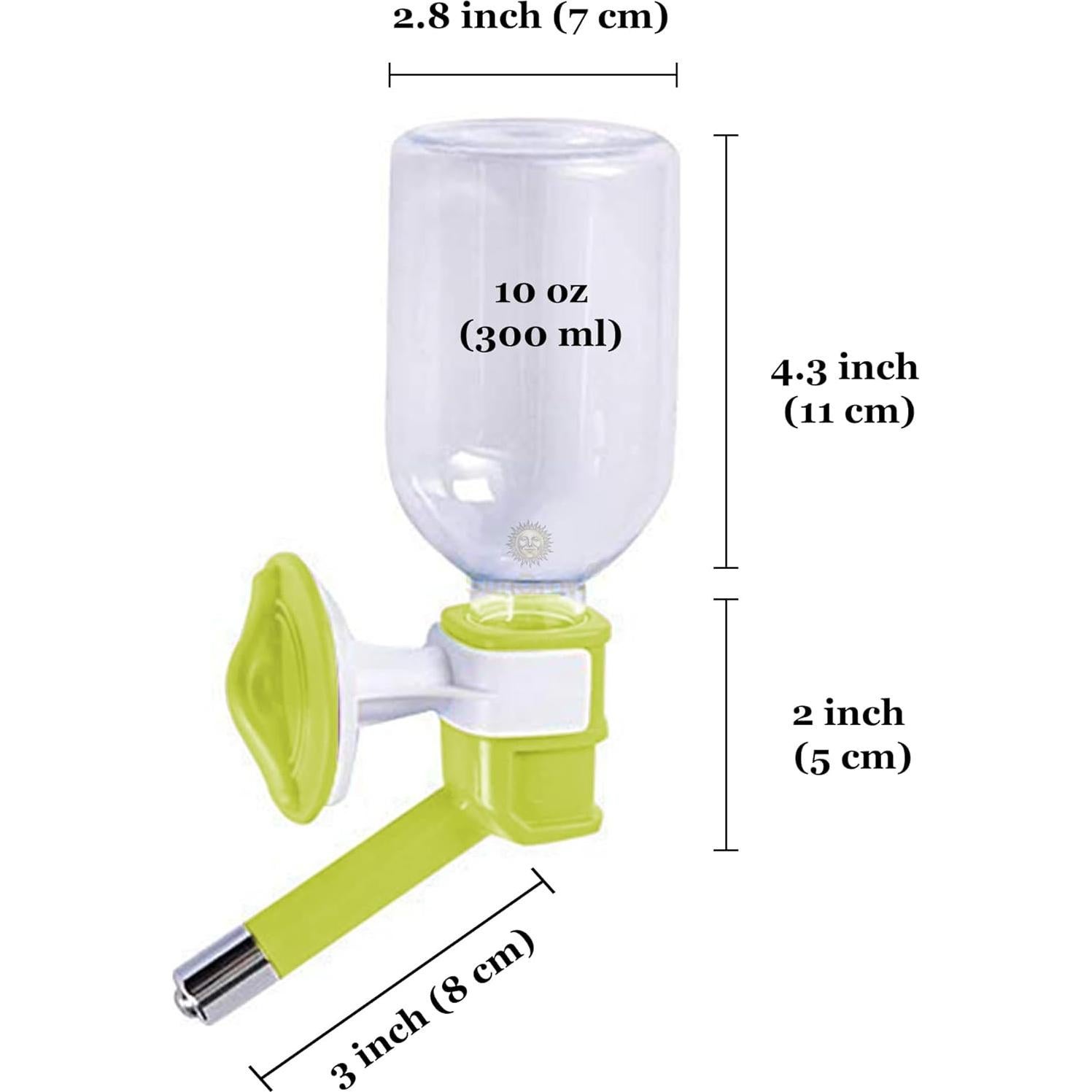 Botella de Agua para Mascotas SunGrow 296 ml Sin Goteo
