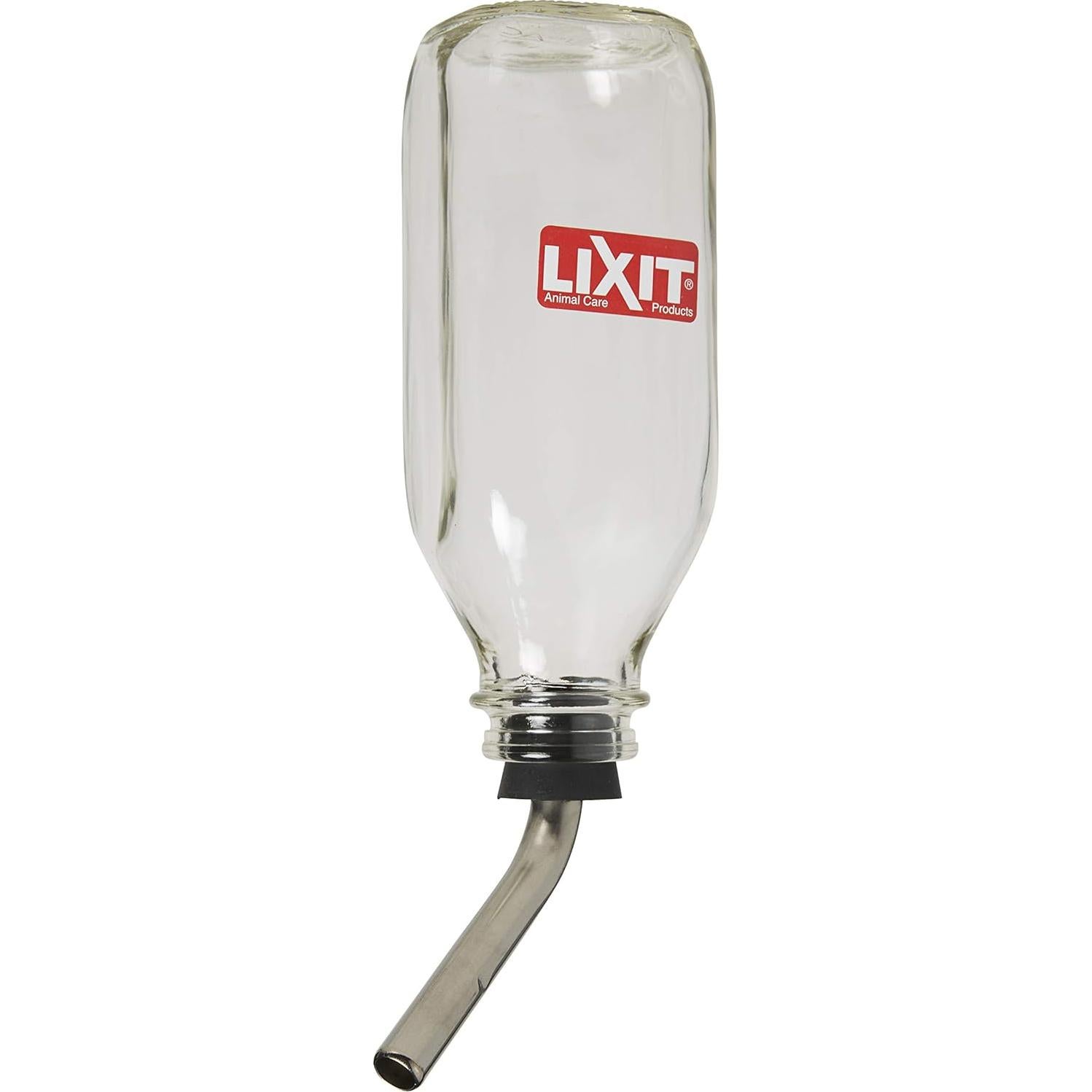 Botella de Agua de Vidrio Lixit 32oz para Aves y Mascotas