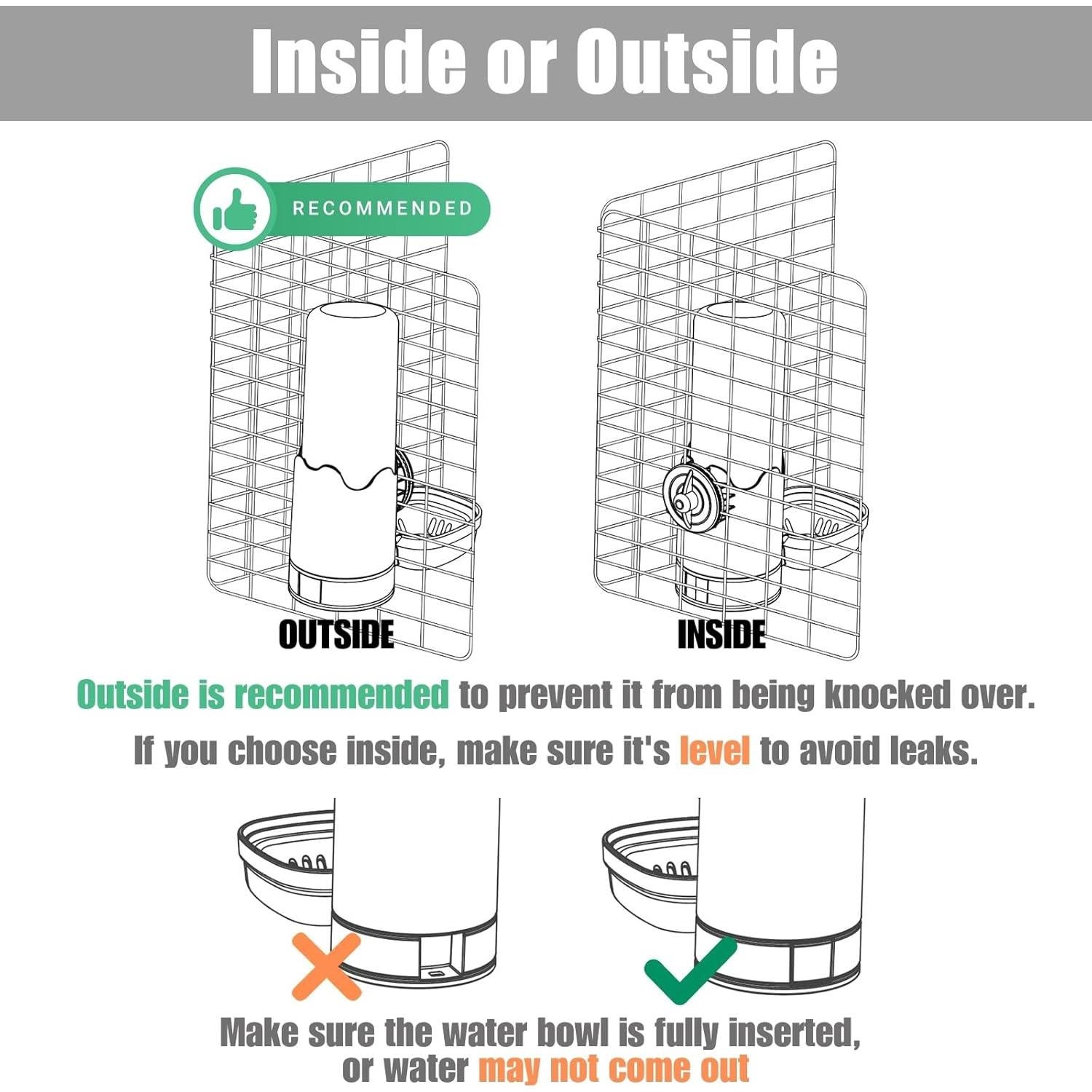 Botella de Agua para Mascotas TOKAYIFE 750ml Verde