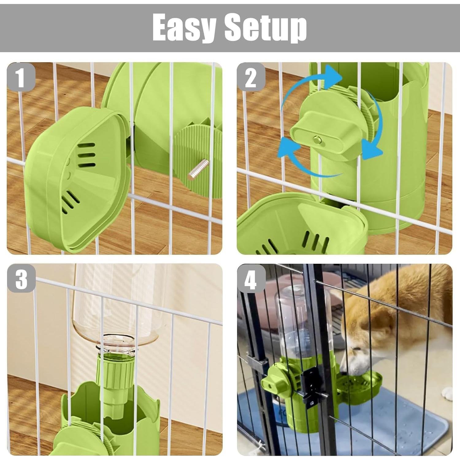 Botella de Agua para Mascotas TOKAYIFE 750ml Verde