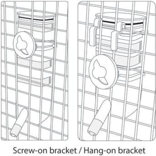 Botella de Agua Choco Nose 0.39 L Rosa para Mascotas