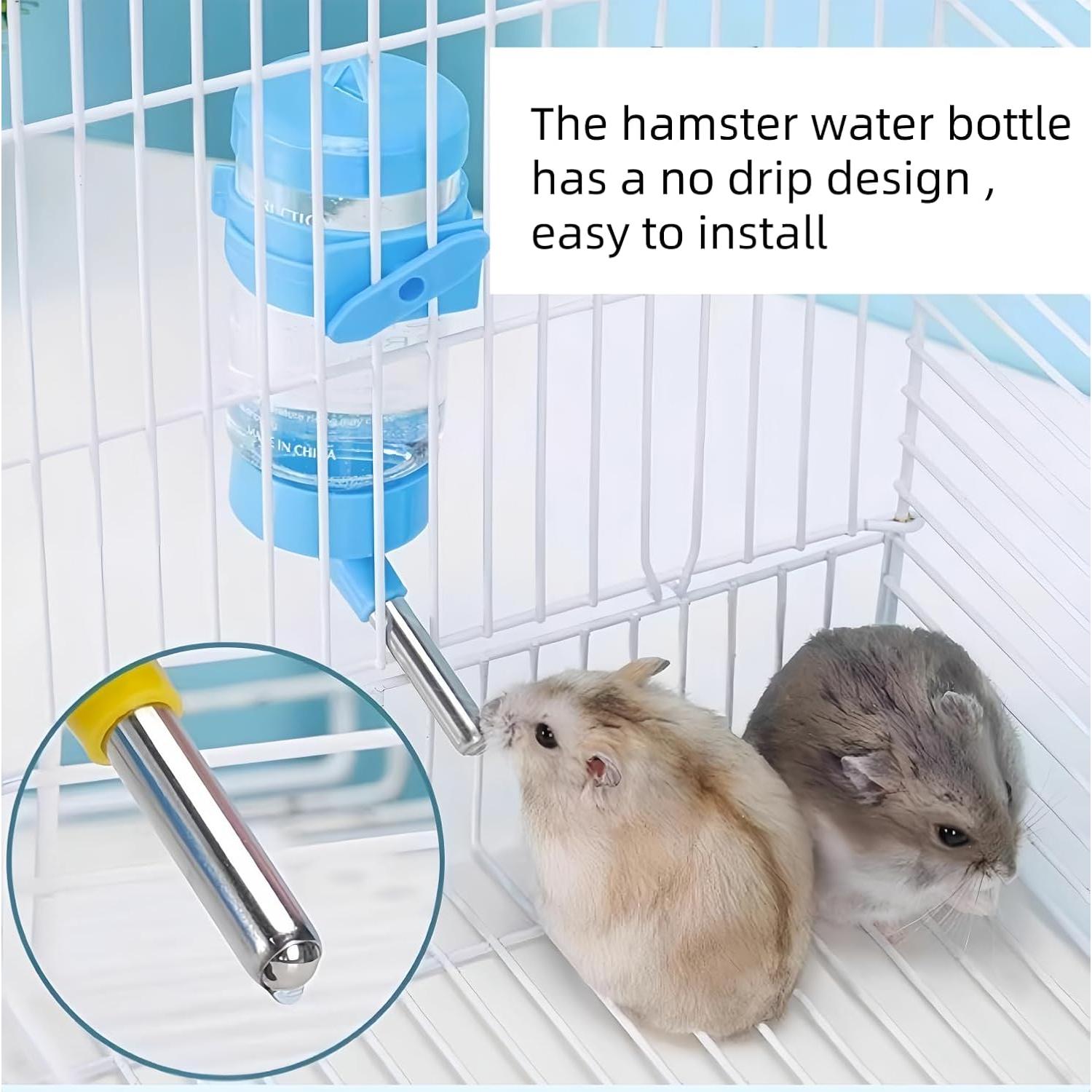 2 Botellas de Agua Colgantes para Mascotas WHZAZGW 125 ML