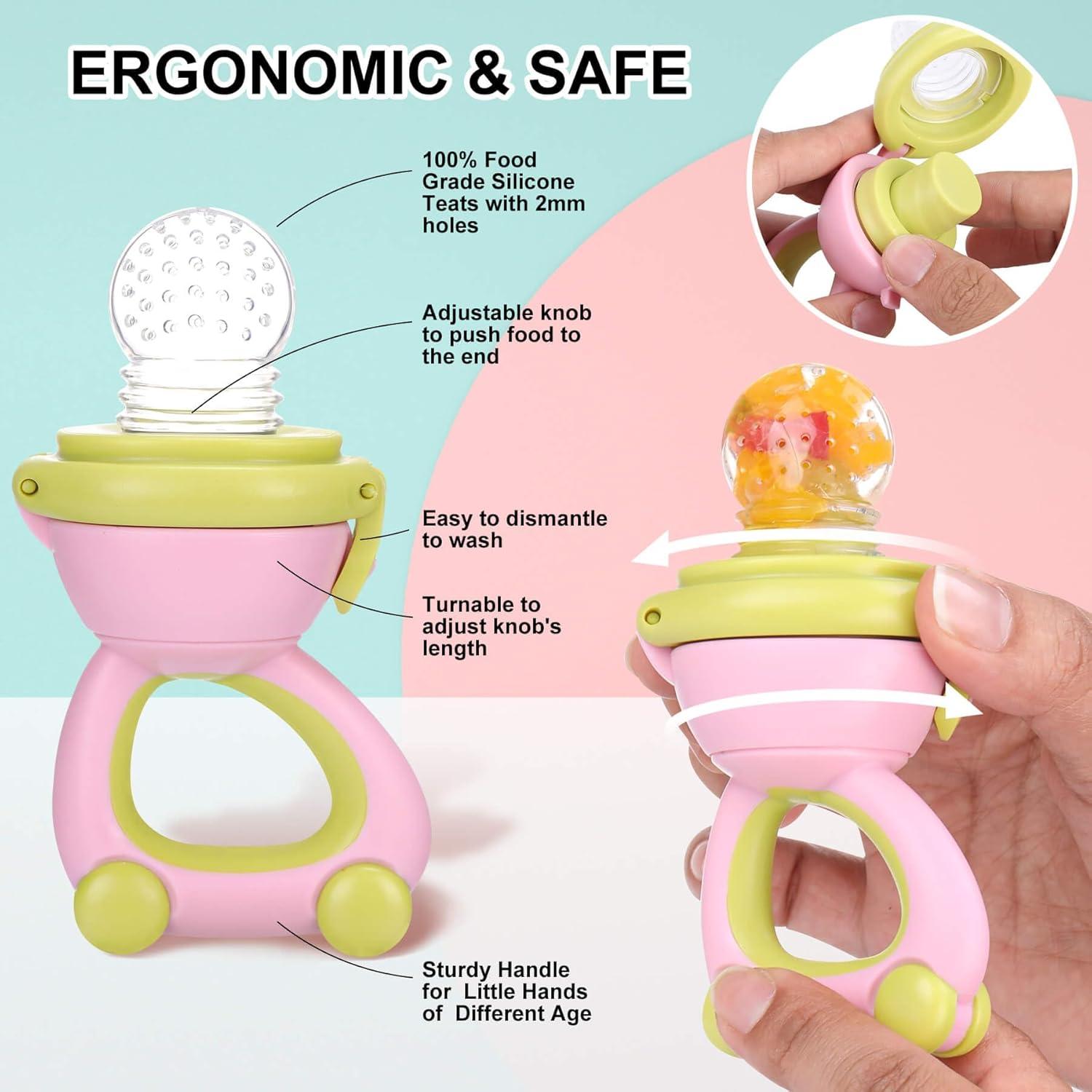 Chupete de Alimentación para Bebés Jochebed Azul - 2 Piezas