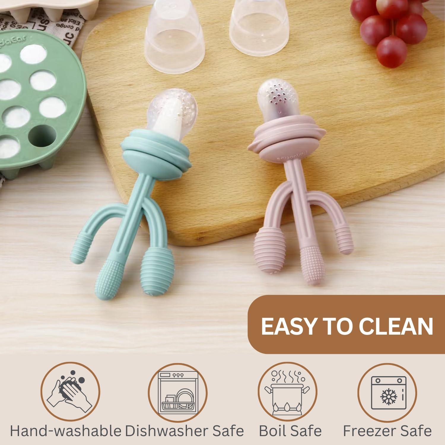 Moldes de Paletas y Chupete Alimentador PandaEar - 2 Paquetes