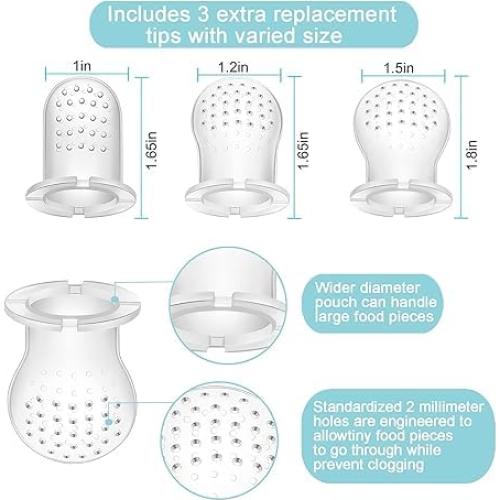 Moldes de Paletas y Chupete Alimentador PandaEar - 2 Paquetes
