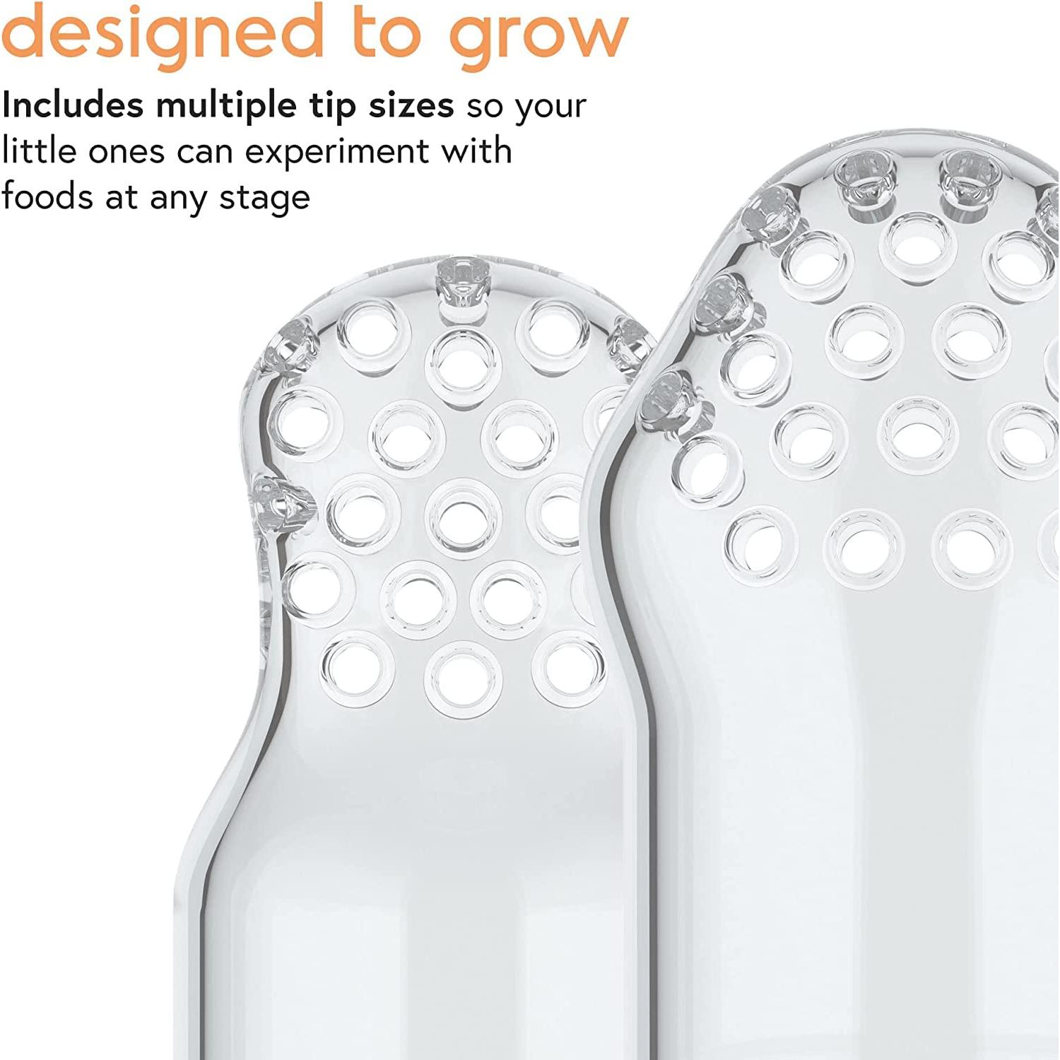 Alimentador de Frutas para Bebés Fruuti Quark - Silicona Segura