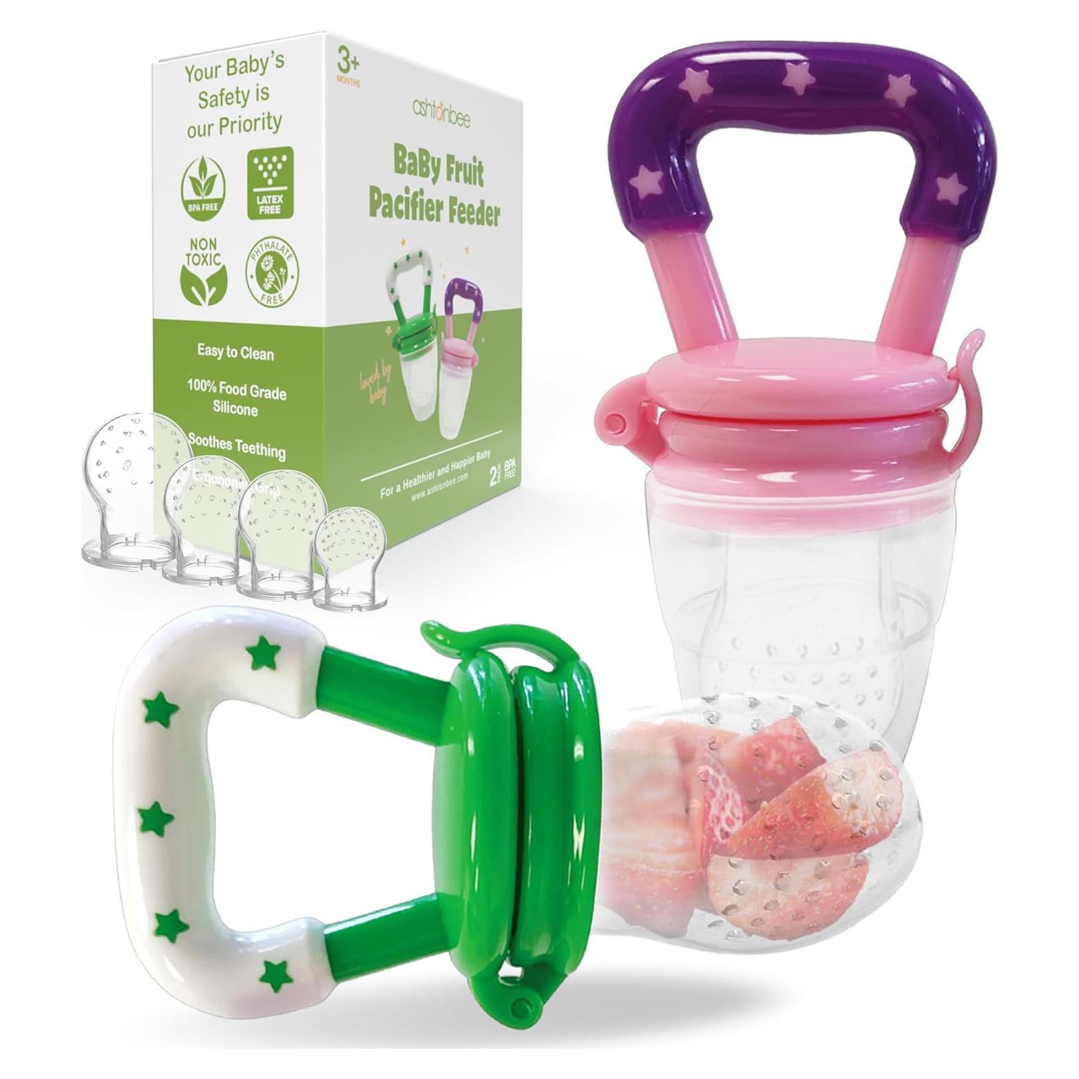 Extractor de Frutas para Bebés Ashtonbee - Silicona Grado Alimenticio