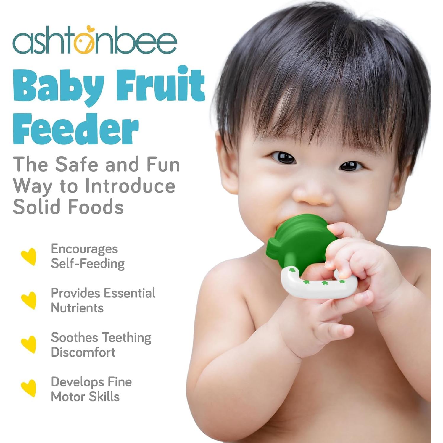 Extractor de Frutas para Bebés Ashtonbee - Silicona Grado Alimenticio
