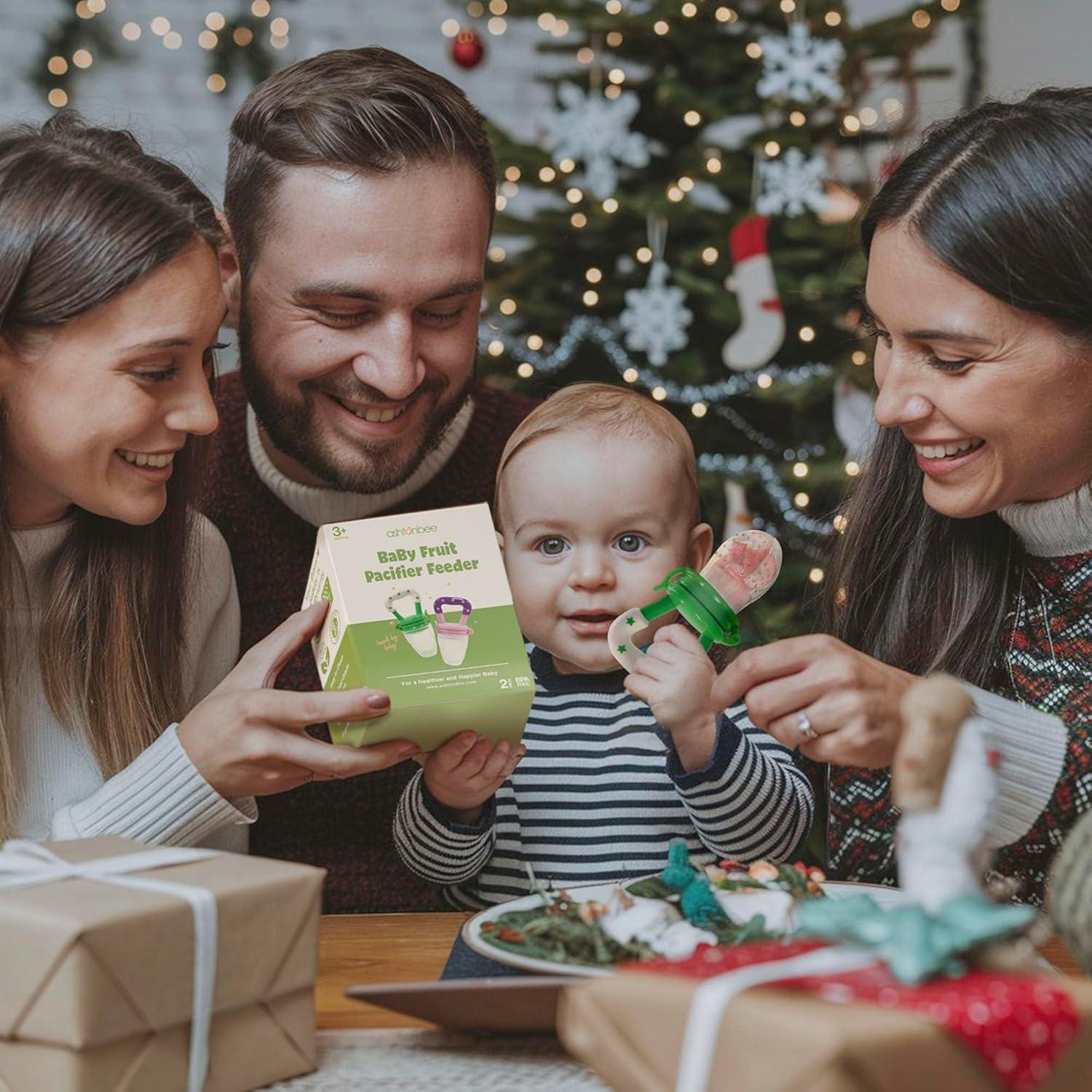 Extractor de Frutas para Bebés Ashtonbee - Silicona Grado Alimenticio