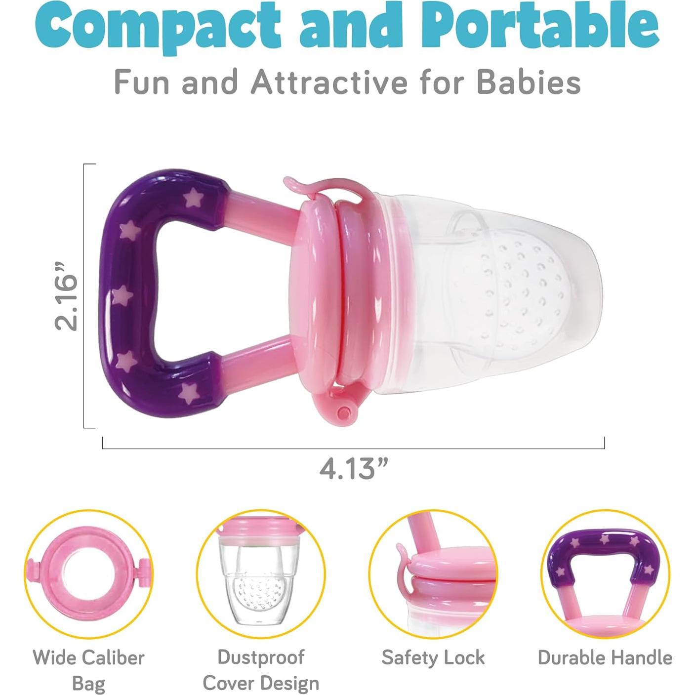 Extractor de Frutas para Bebés Ashtonbee - Silicona Grado Alimenticio