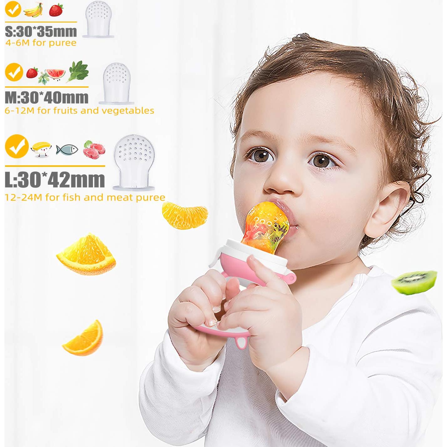 Mordedor y Chupete de Silicona Orgánica Care Global Rosa