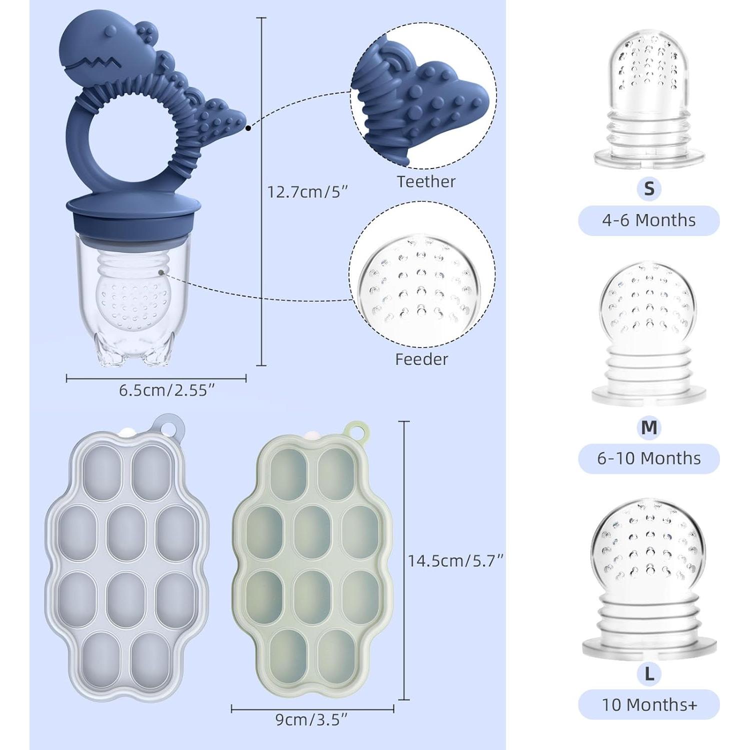 Moldes de Popsicle de Leche Materna y Chupete Alimentador Btrfe