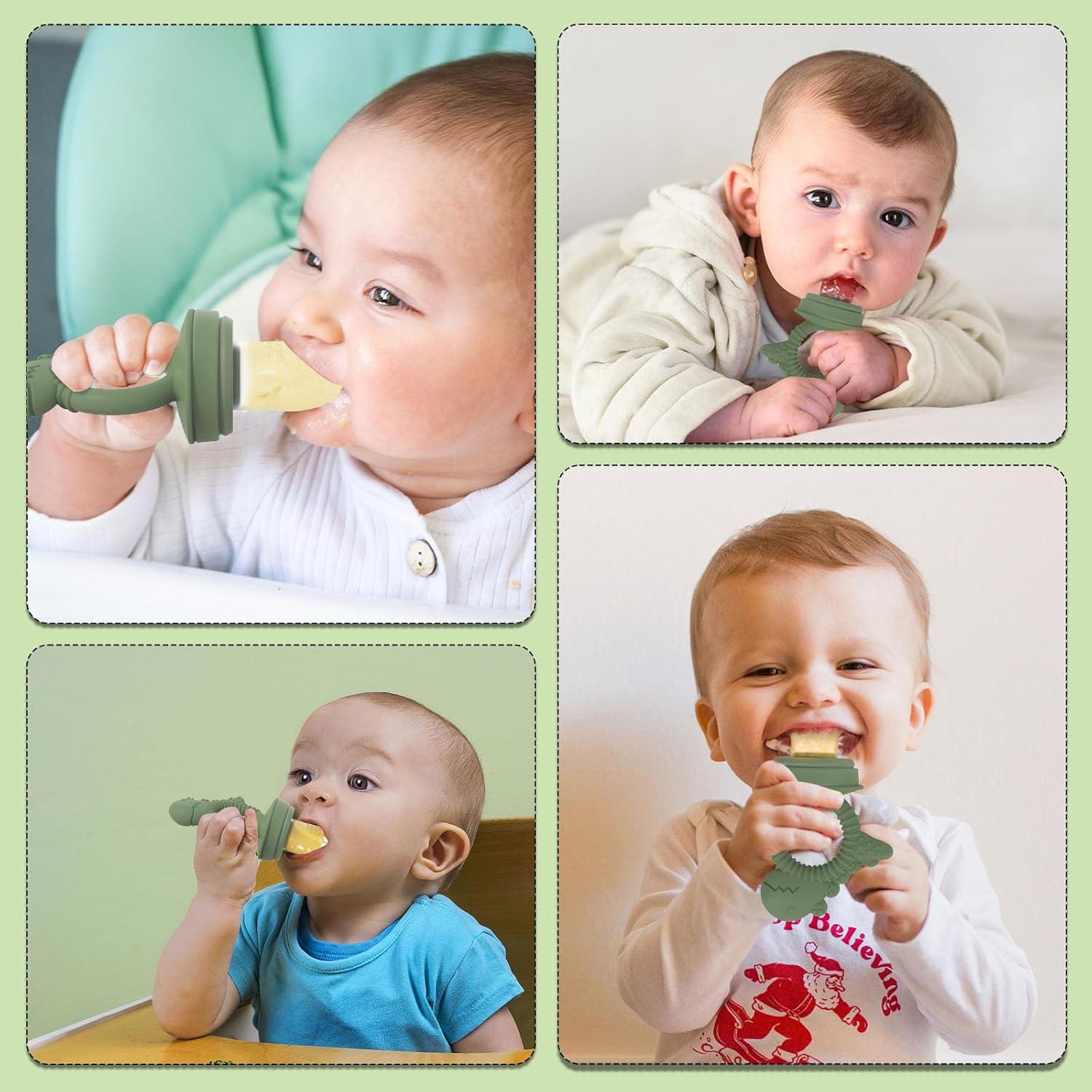 Moldes de Popsicle y Alimentador de Frutas Btrfe - Silicona Segura