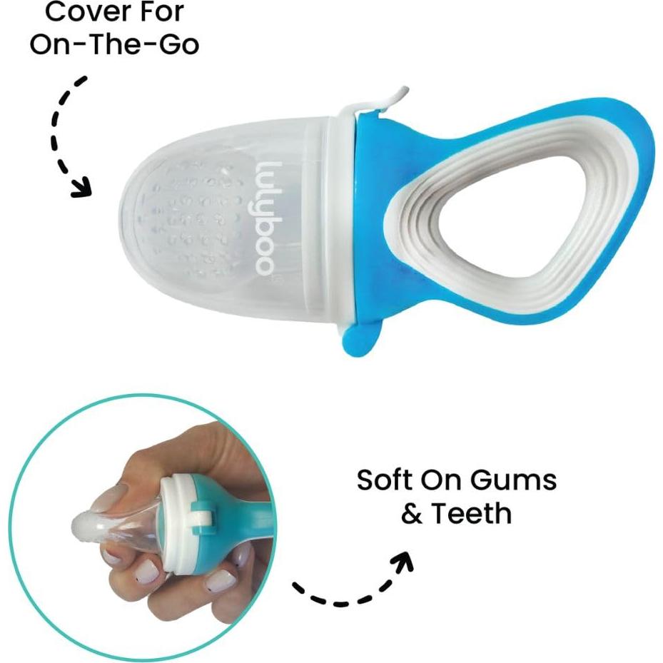 Alimentador de Frutas y Purés Lulyboo 3 Etapas Silicona BPA Libre