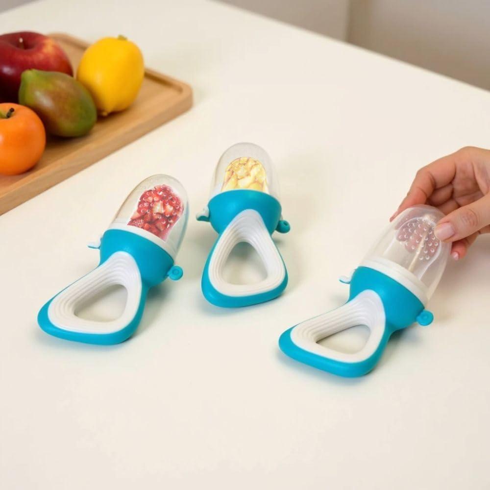 Alimentador de Frutas y Purés Lulyboo 3 Etapas Silicona BPA Libre