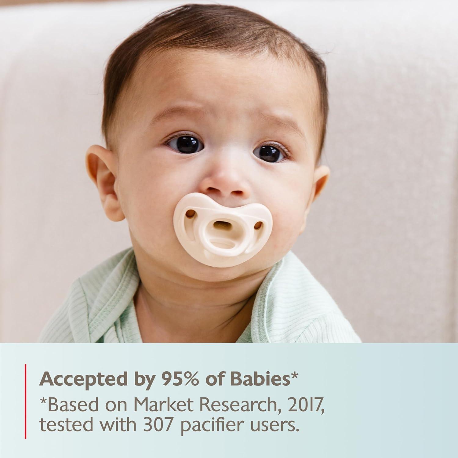 Chupetes Ortodónticos NUK 100% Silicona 0-6 Meses Pack 5