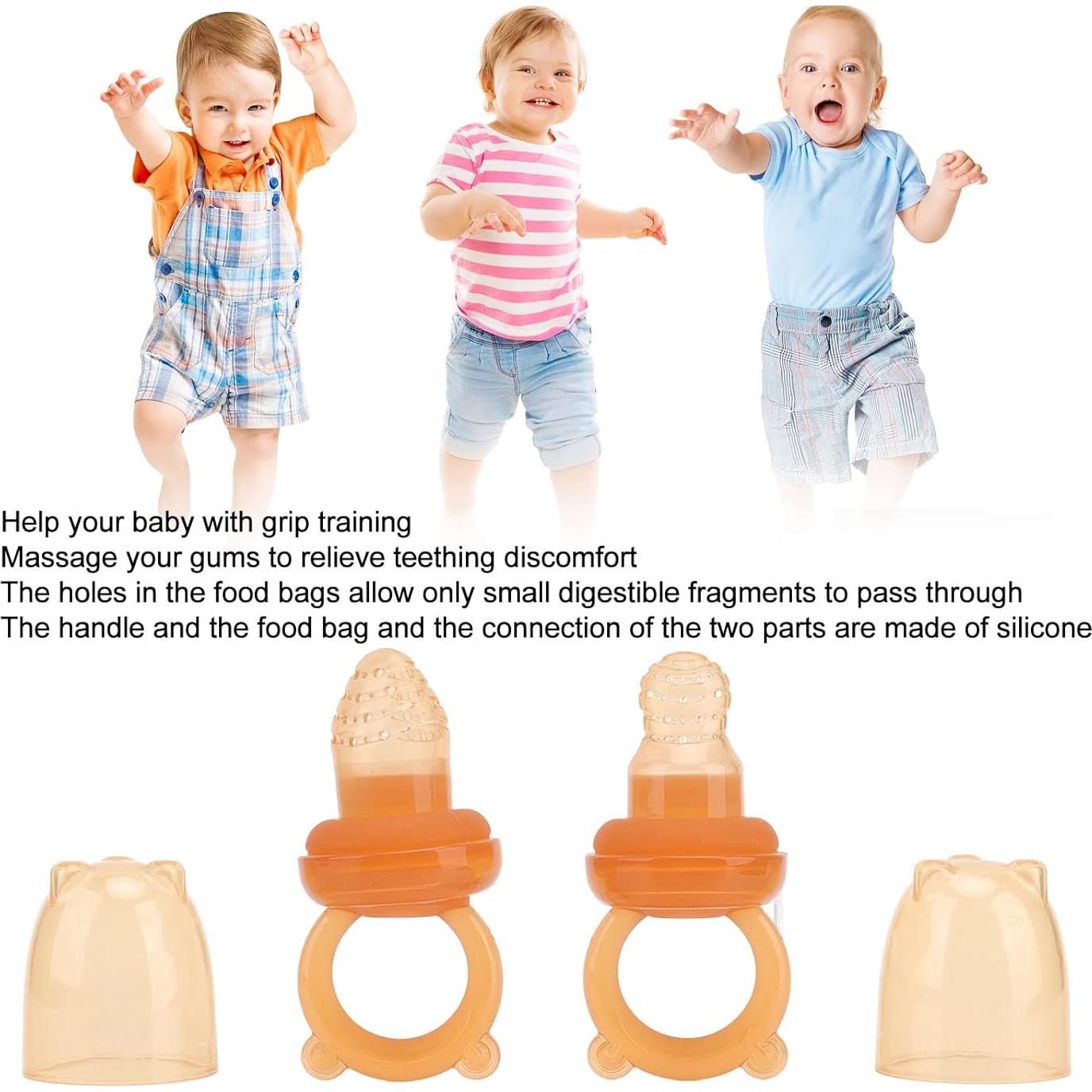 Chupete de Alimentación de Frutas Hilitand - 2 Piezas Silicona