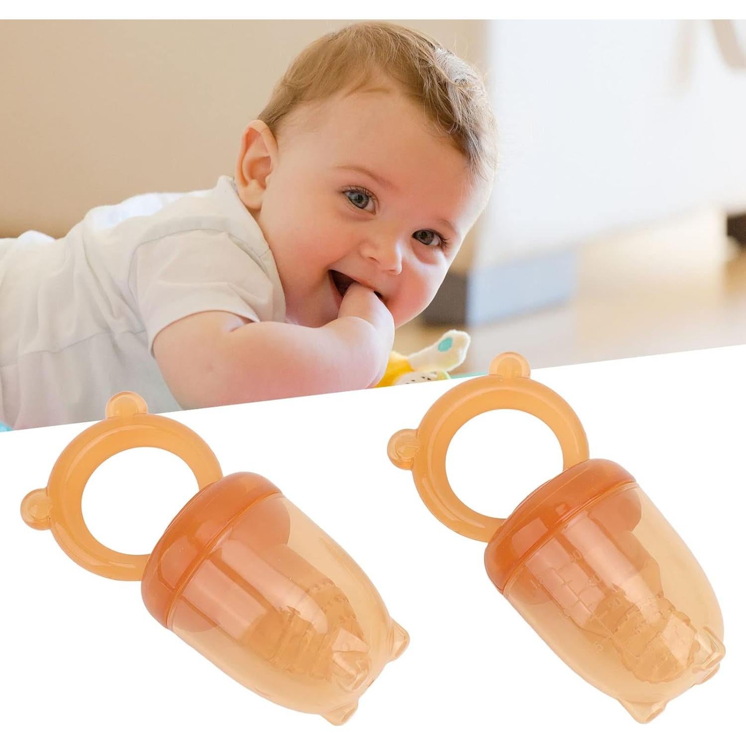 Chupete de Alimentación de Frutas Hilitand - 2 Piezas Silicona