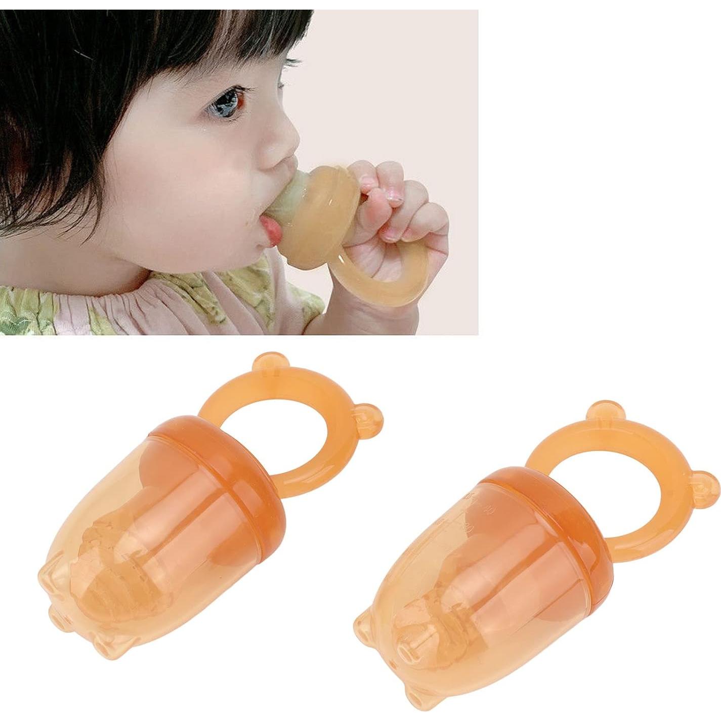 Chupete de Alimentación de Frutas Hilitand - 2 Piezas Silicona