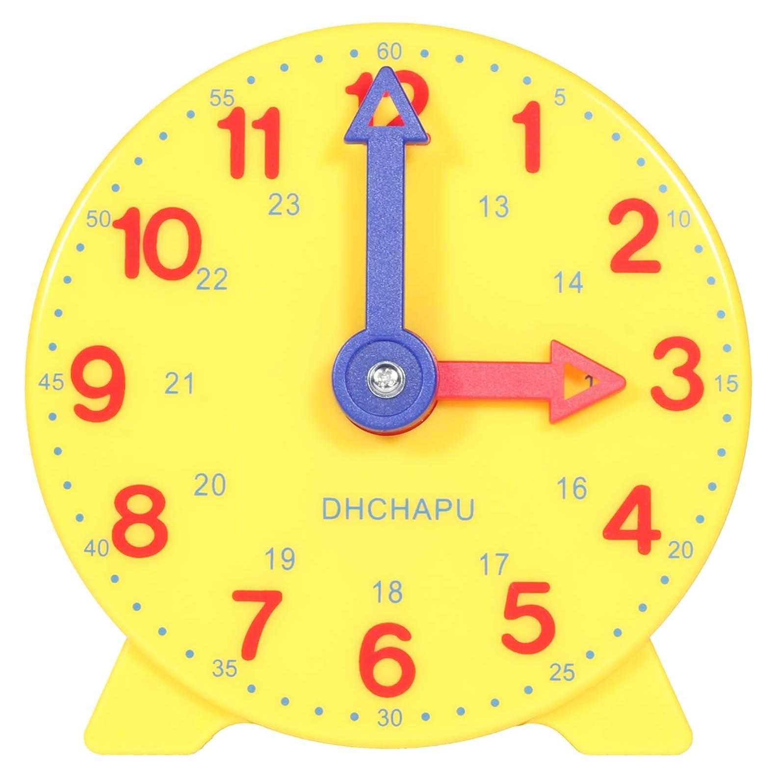 Reloj de Aprendizaje Estudiantil Tongsi 10 cm 12/24 Horas