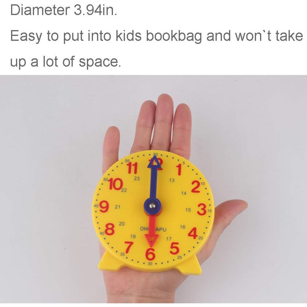 Reloj de Aprendizaje Estudiantil Tongsi 10 cm 12/24 Horas