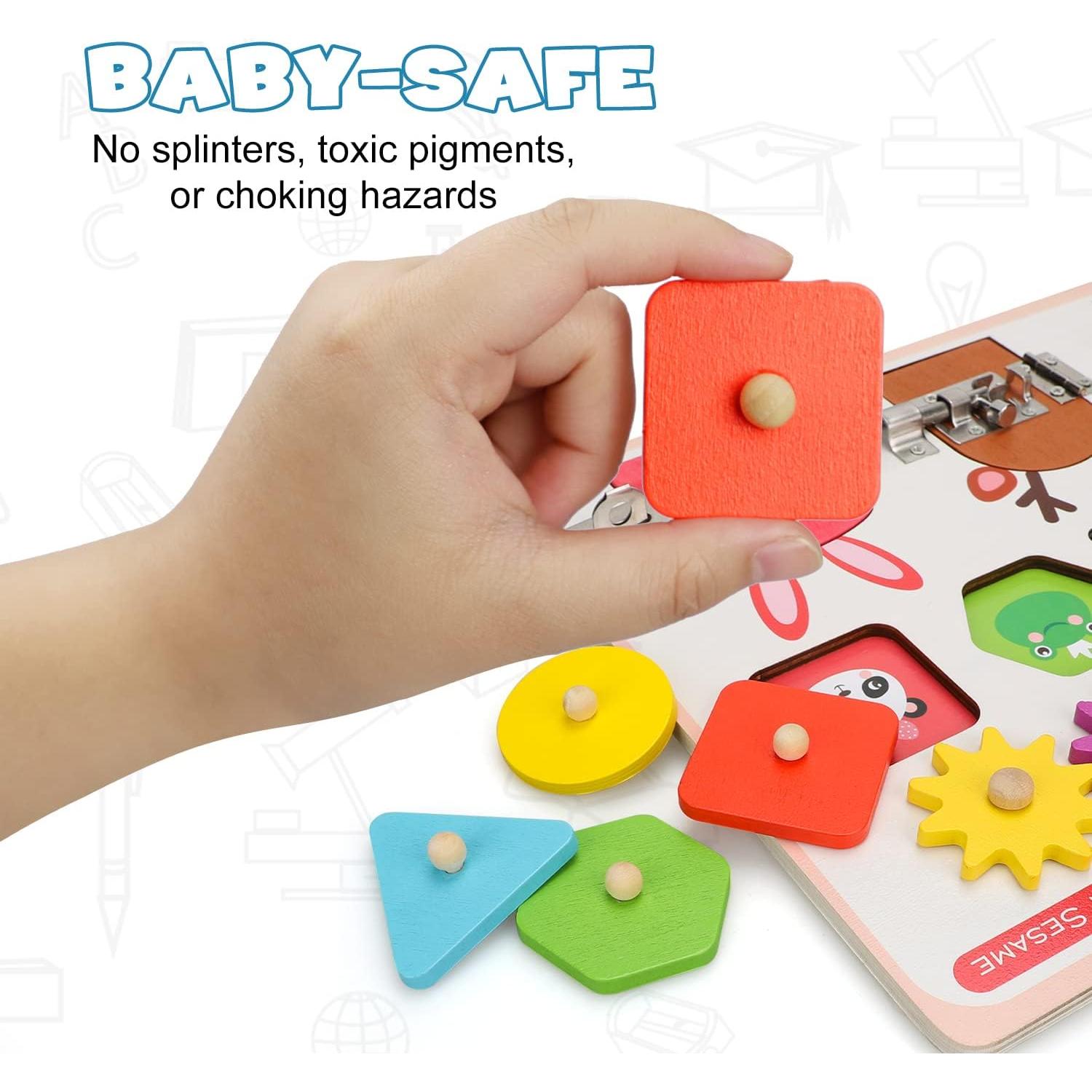 Tablero Ocupado Montessori TOY Life para Niños 1-3 Años