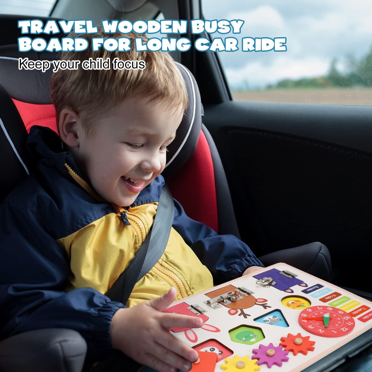 Tablero Ocupado Montessori TOY Life para Niños 1-3 Años