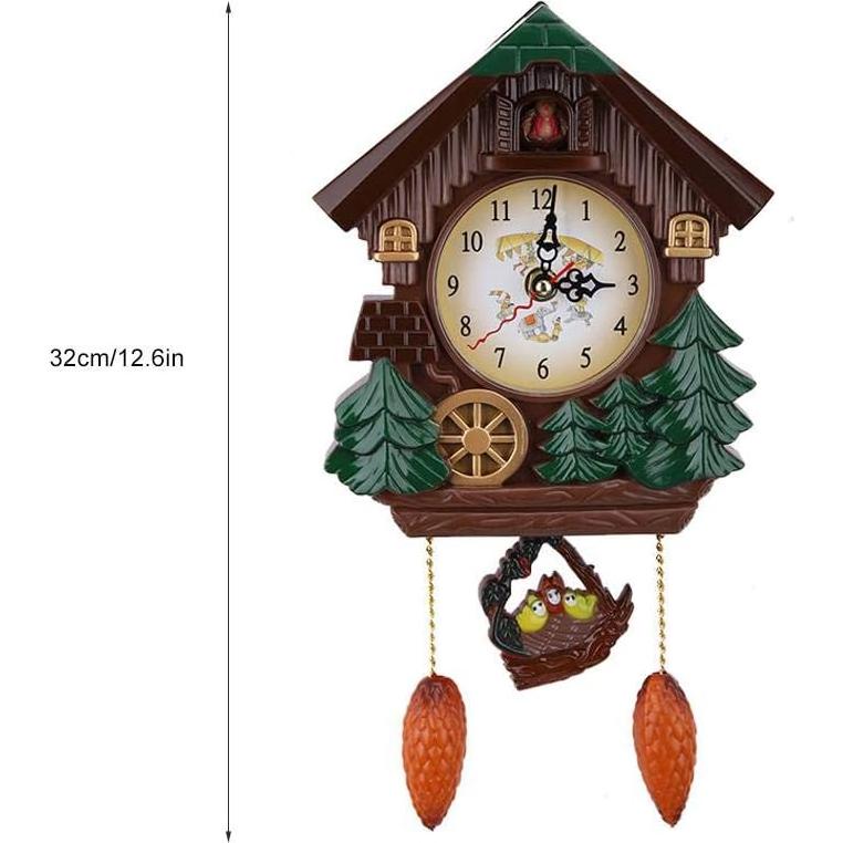 Reloj de Cuco AUNMAS Tradicional 32cm Madera Ingenierizada