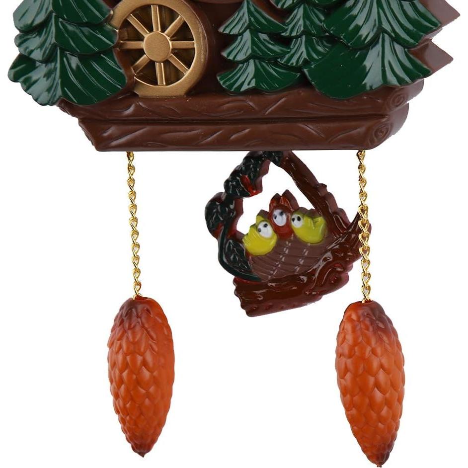 Reloj de Cuco AUNMAS Tradicional 32cm Madera Ingenierizada