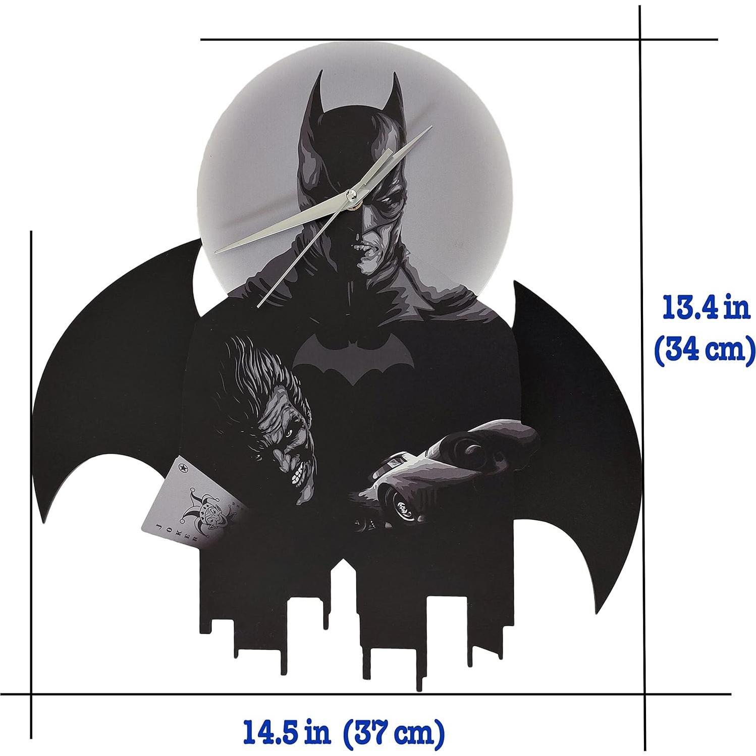 Reloj de Pared Péndulo Batman Goodtime 37x37 cm para Niños