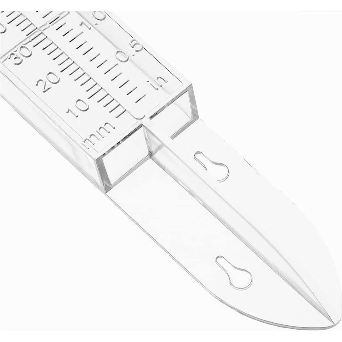 Medidor de lluvia plástico Rongkai 12.7 cm 2 piezas fácil lectura