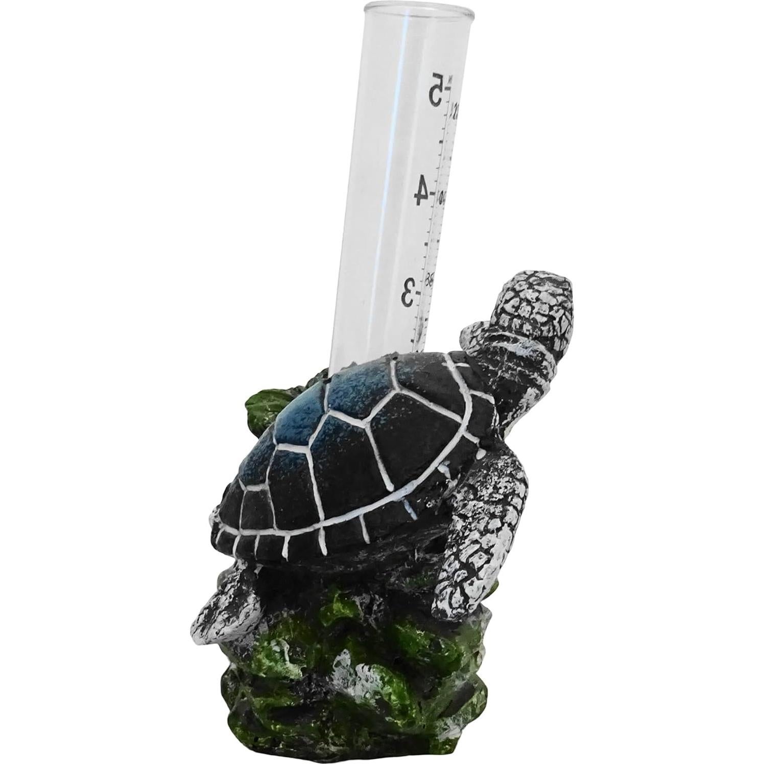 Pluviómetro Decorativo Tortuga Marina The Crabby Nook 14x8.9x15.2cm