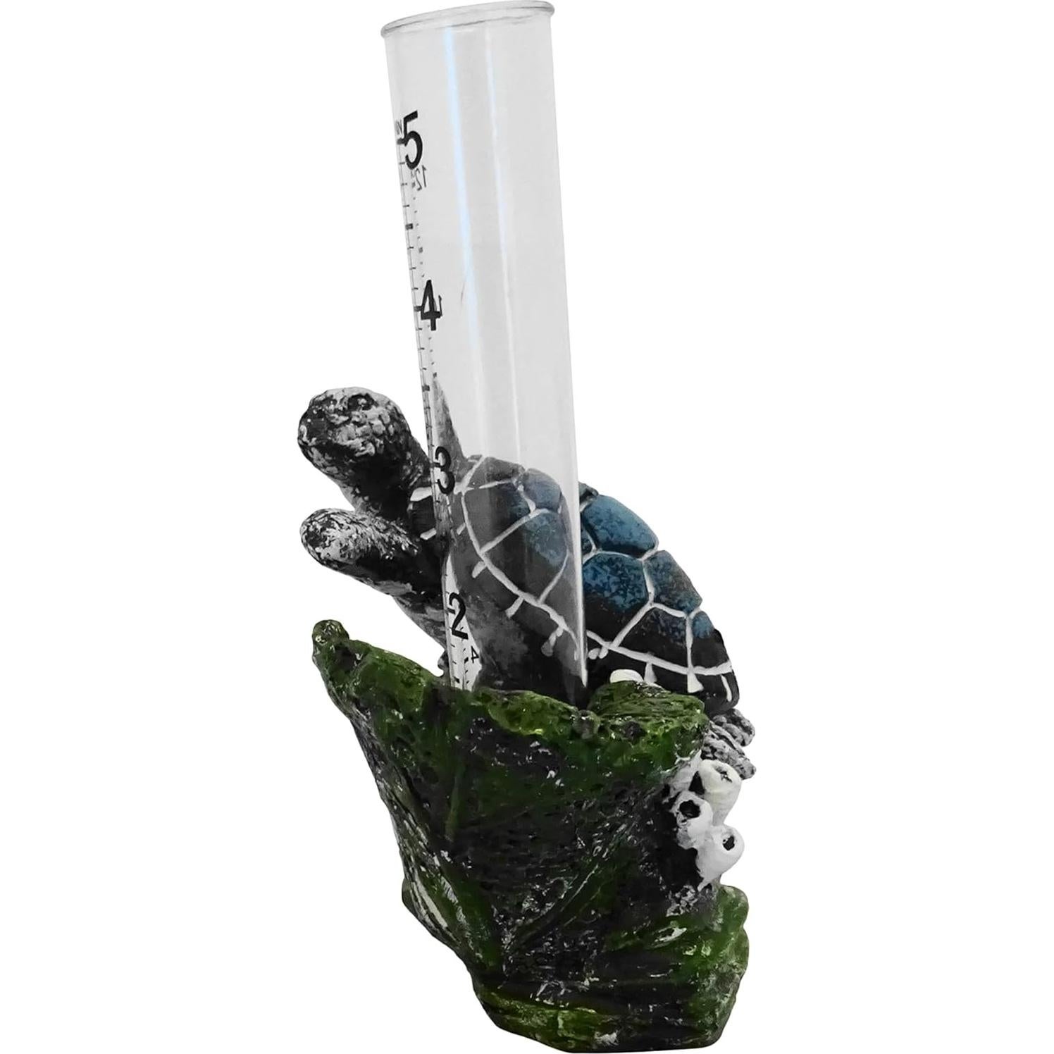 Pluviómetro Decorativo Tortuga Marina The Crabby Nook 14x8.9x15.2cm