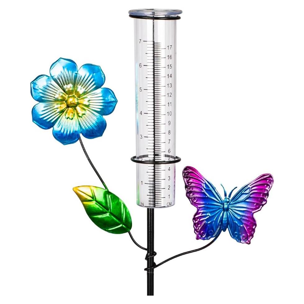 Pluviometro Decorativo VEWOGIFT 17.78 cm Exterior Metal