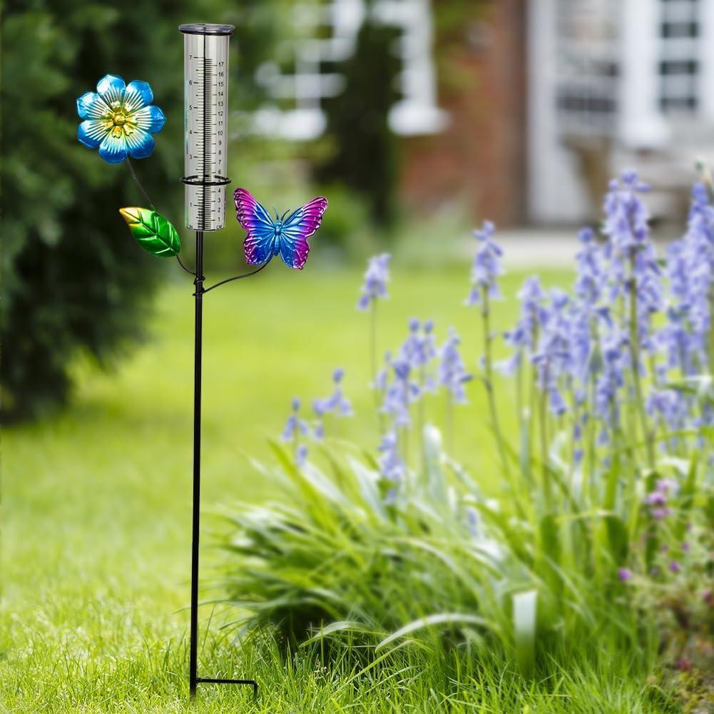 Pluviometro Decorativo VEWOGIFT 17.78 cm Exterior Metal