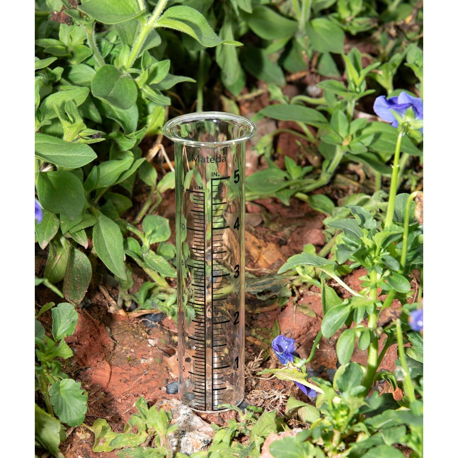 Tubo de Reemplazo para Pluviómetro Mateda 5" Vidrio - 2 Unidades