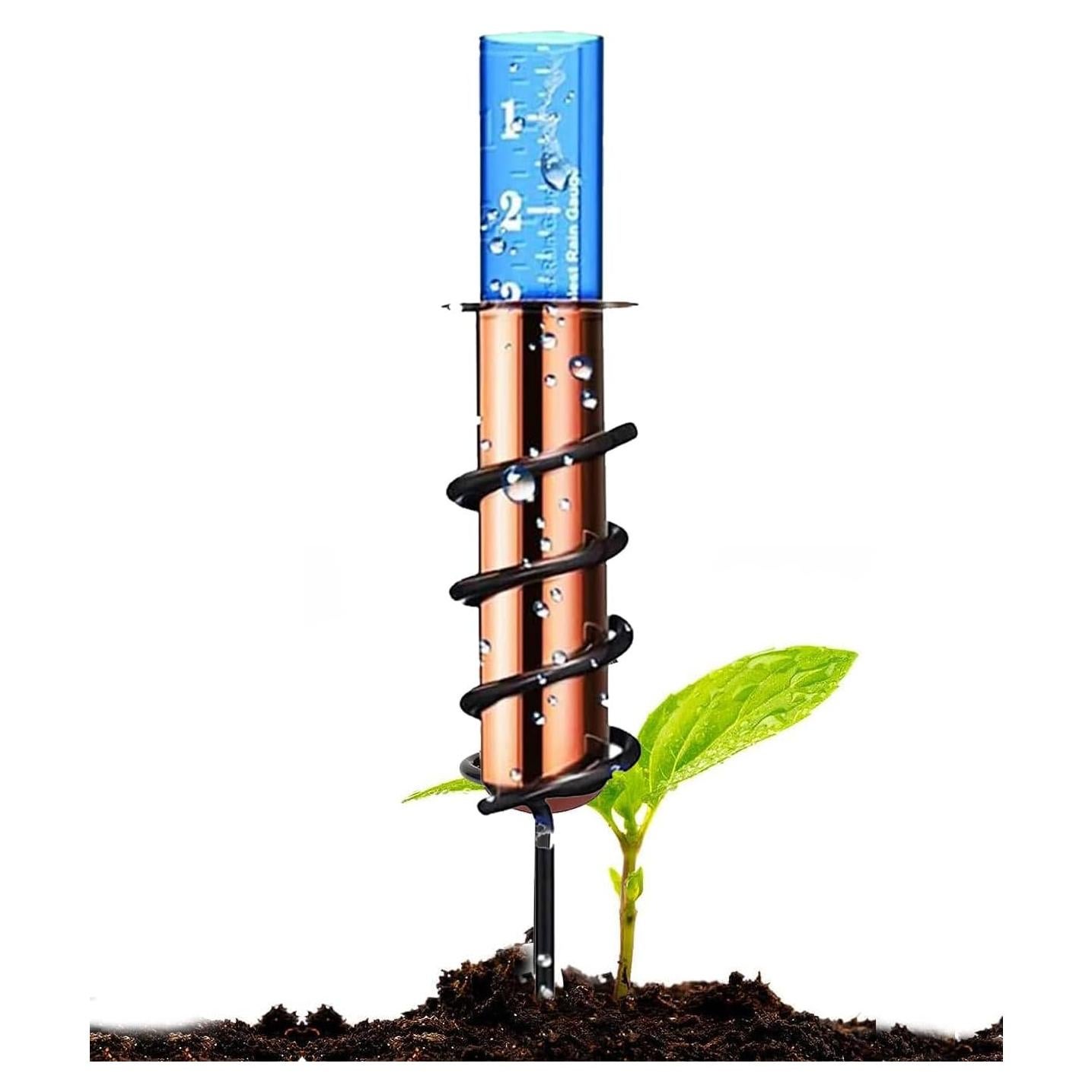 Pluviómetro Flotante POHEHENG 40cm Jardín Decorativo