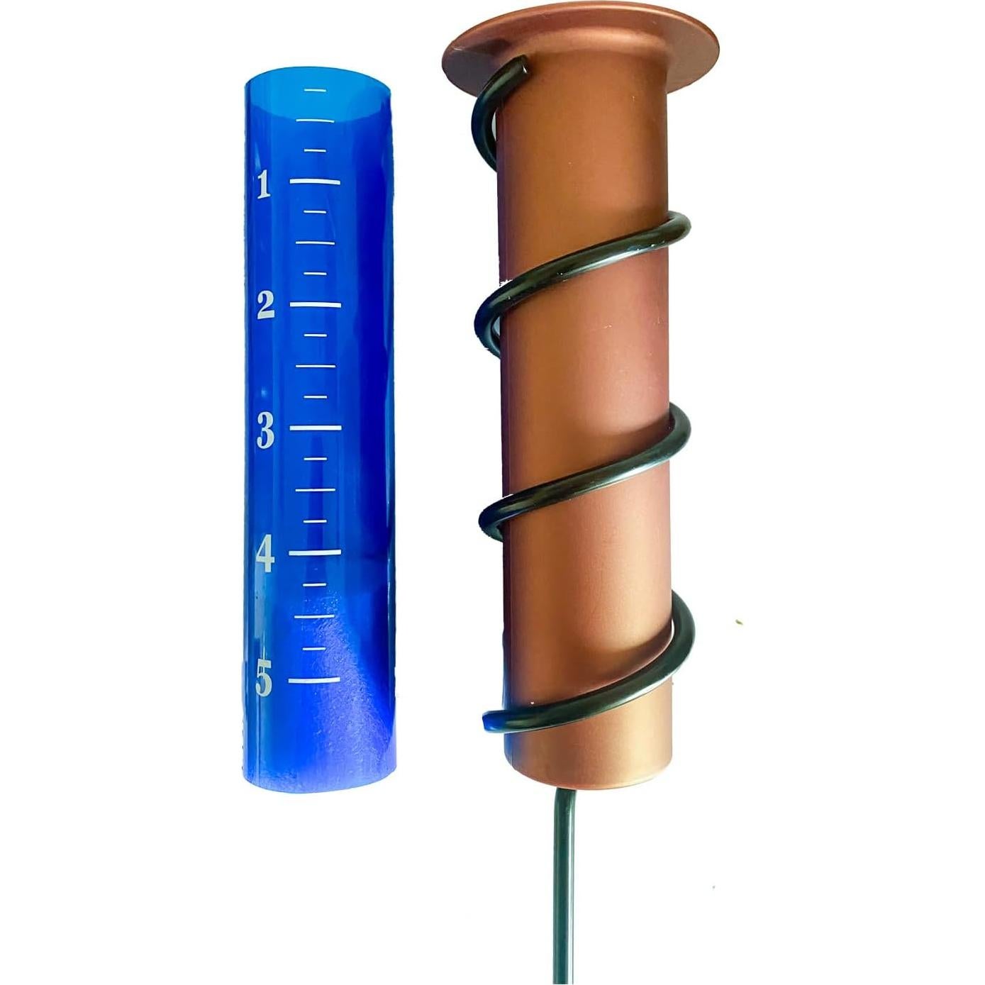 Pluviómetro Flotante POHEHENG 40cm Jardín Decorativo