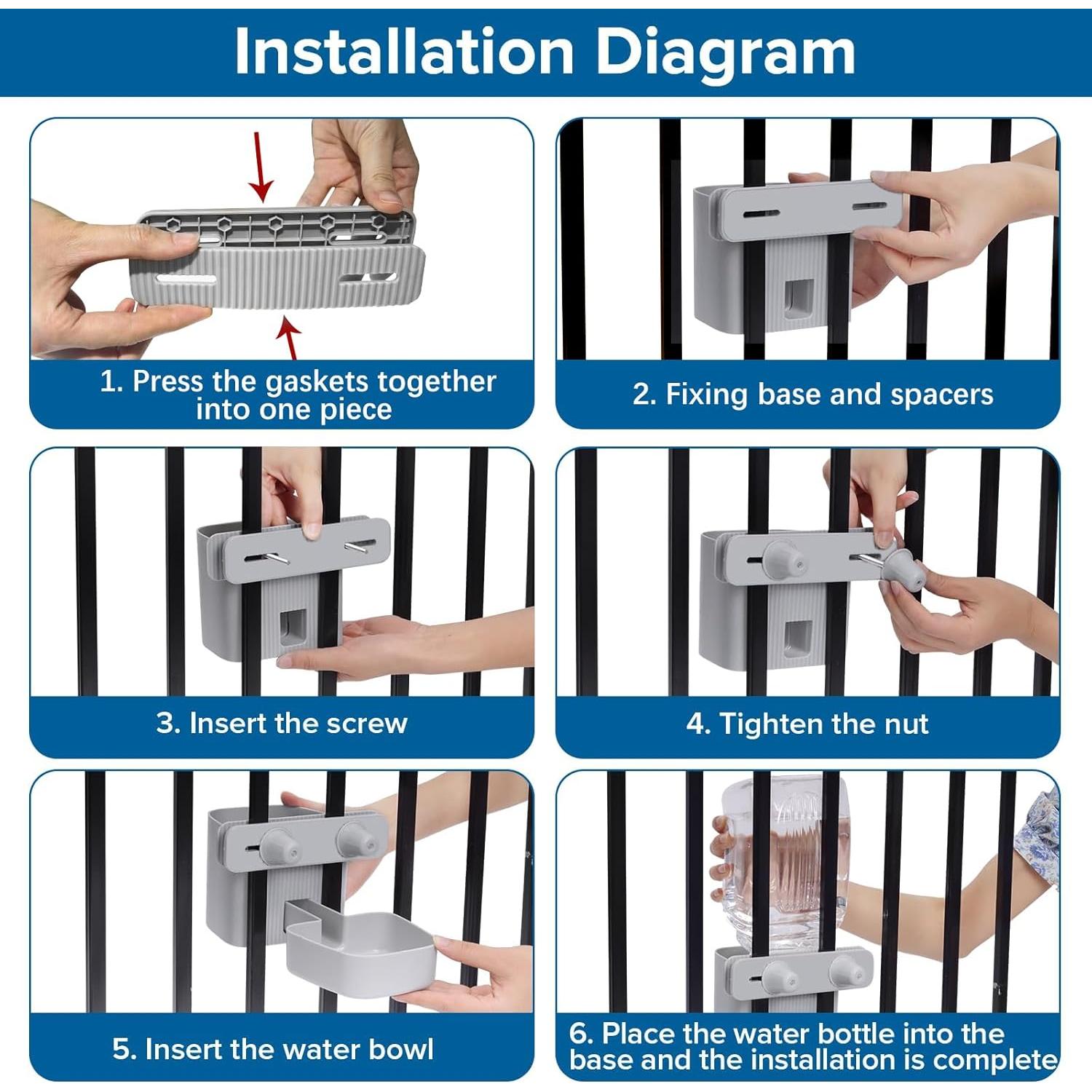 Dispensador de Agua Automático Kenond 1500 ml para Mascotas