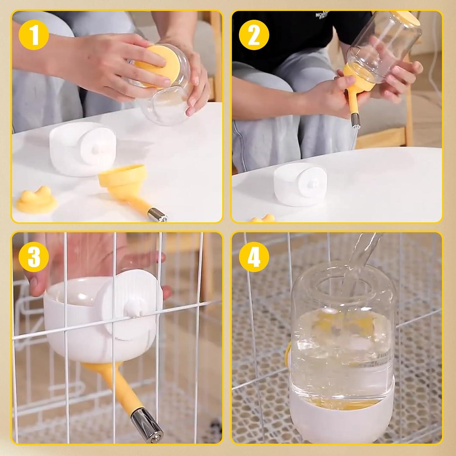 Botella de Agua Automática 887 ml YumSur para Conejos