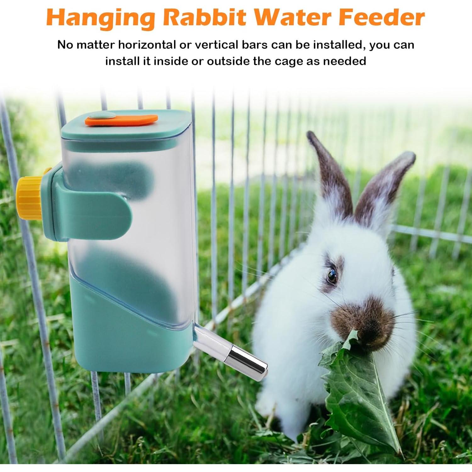 Botella de Agua Sin Goteo MUYG 680 ml para Conejos y Hámsters