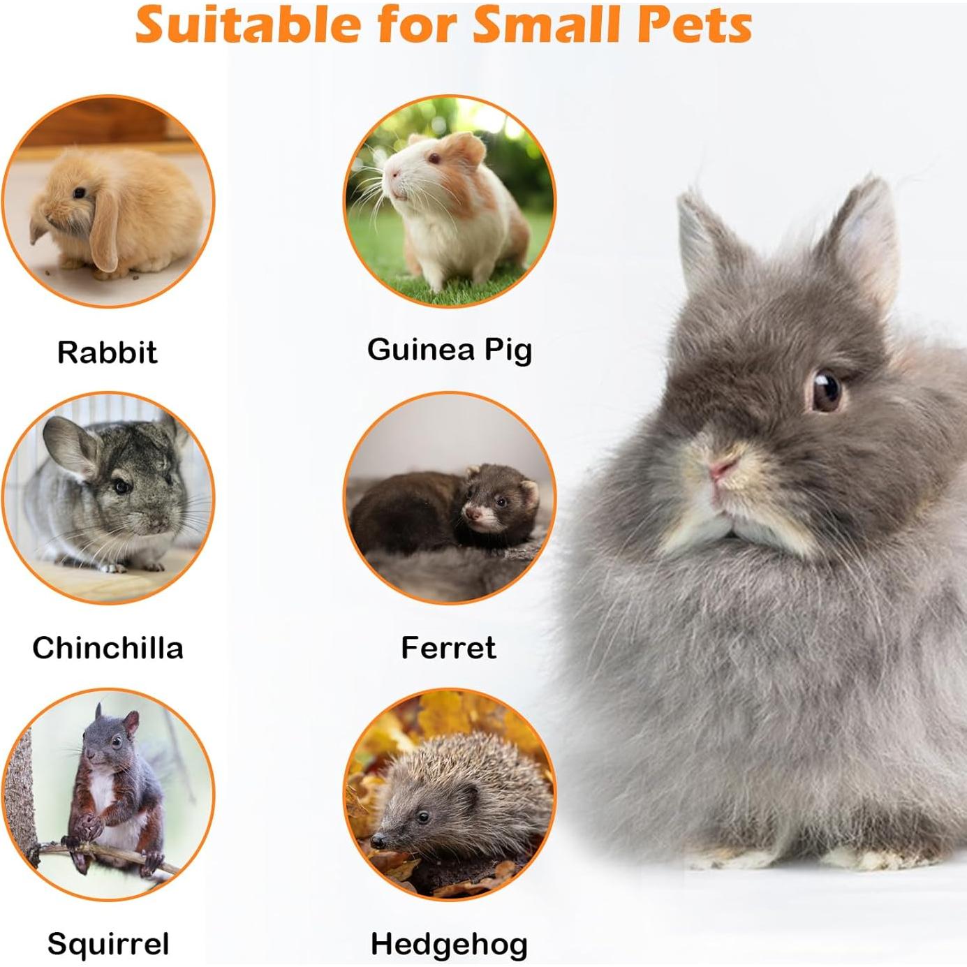 Botella de Agua Sin Goteo MUYG 680 ml para Conejos y Hámsters