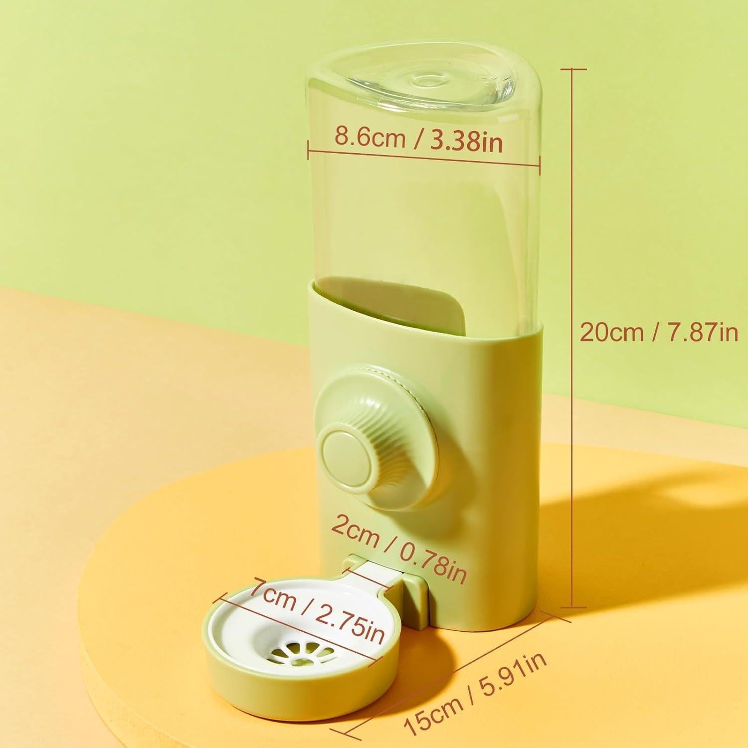 Botella de Agua para Mascotas Septillar 600ml Verde