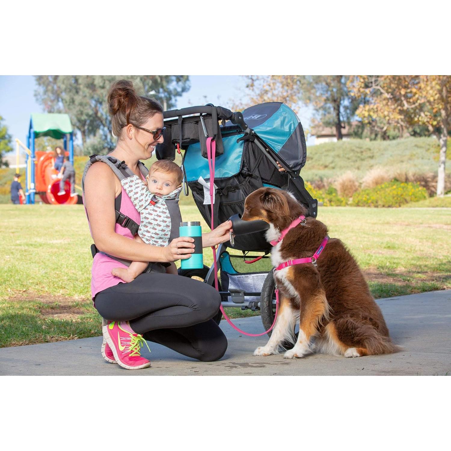 Botella de Agua Portátil para Perros PetFusion 650ml Acero Inoxidable