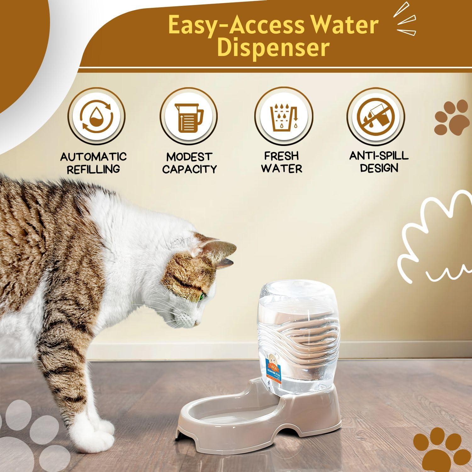 Dispensador de Agua Automático Flexzion 900ml para Gatos y Perros