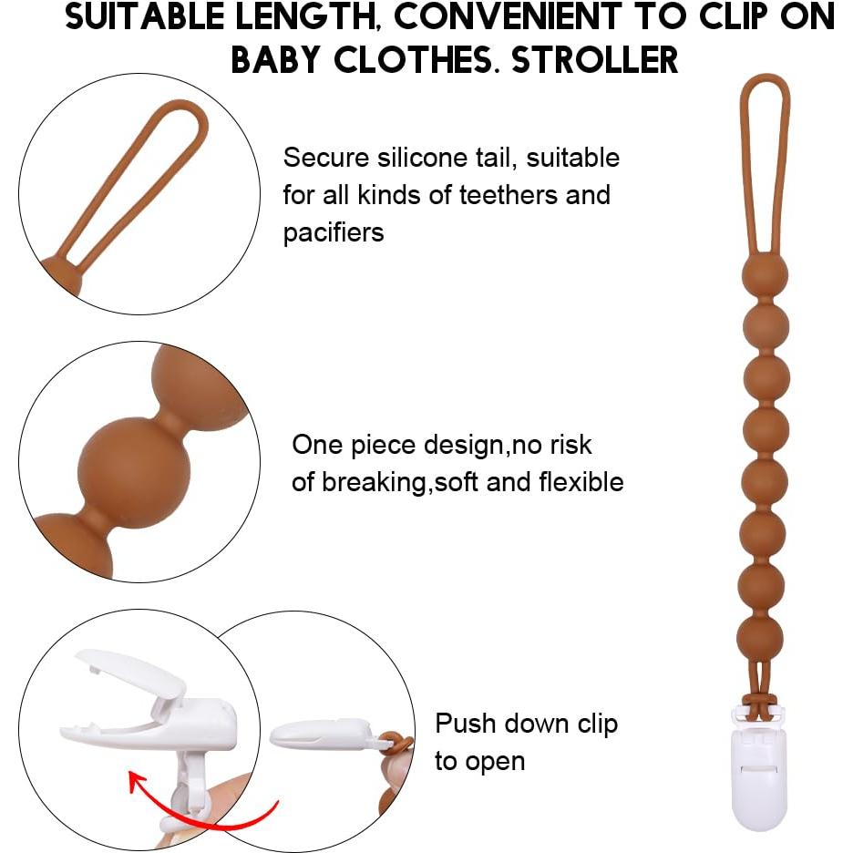 Mordedor de Silicona Grado Alimenticio Galleta para Bebés