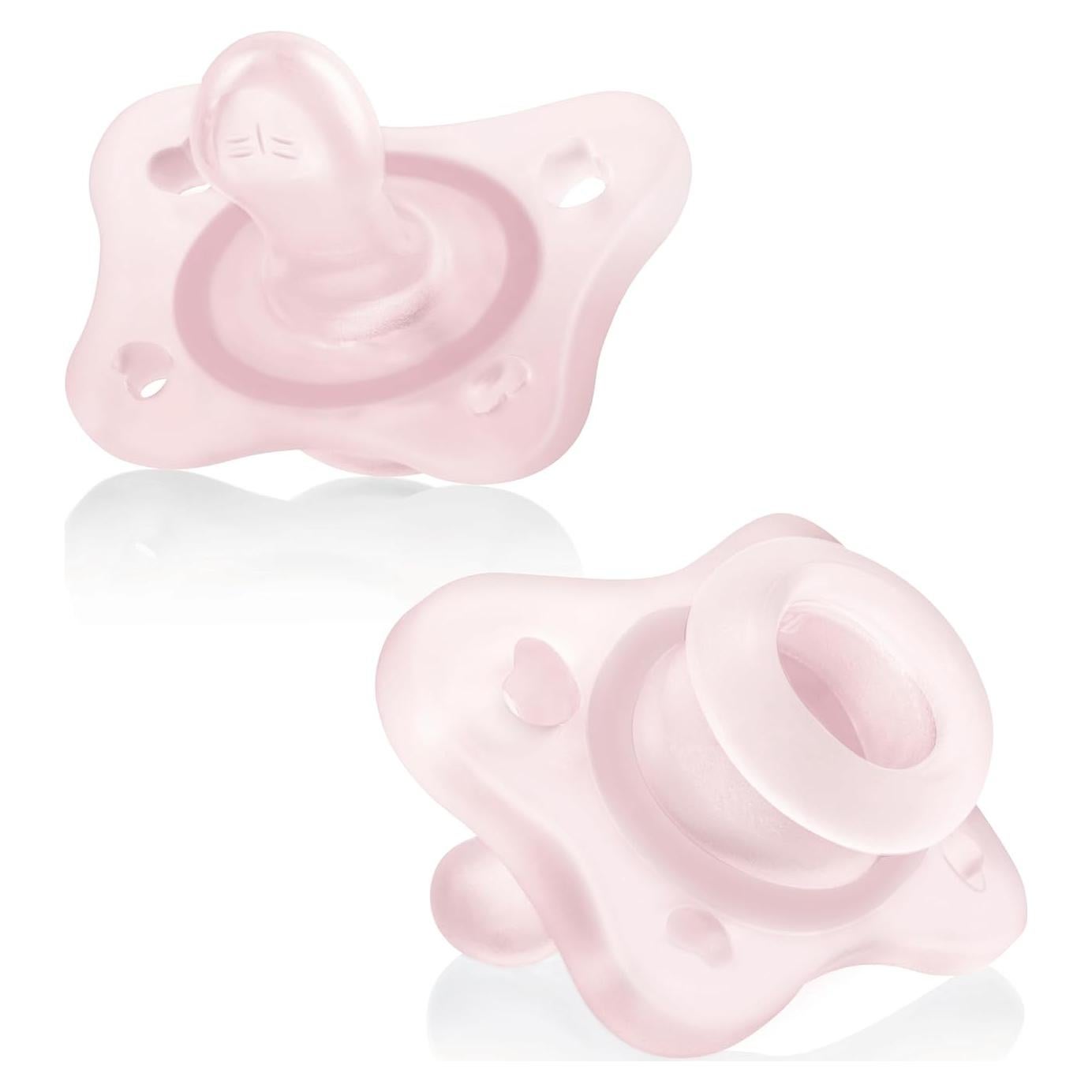 Chupete Chicco PhysioForma Silicona Mini 0-2 Meses Rosa 2pk