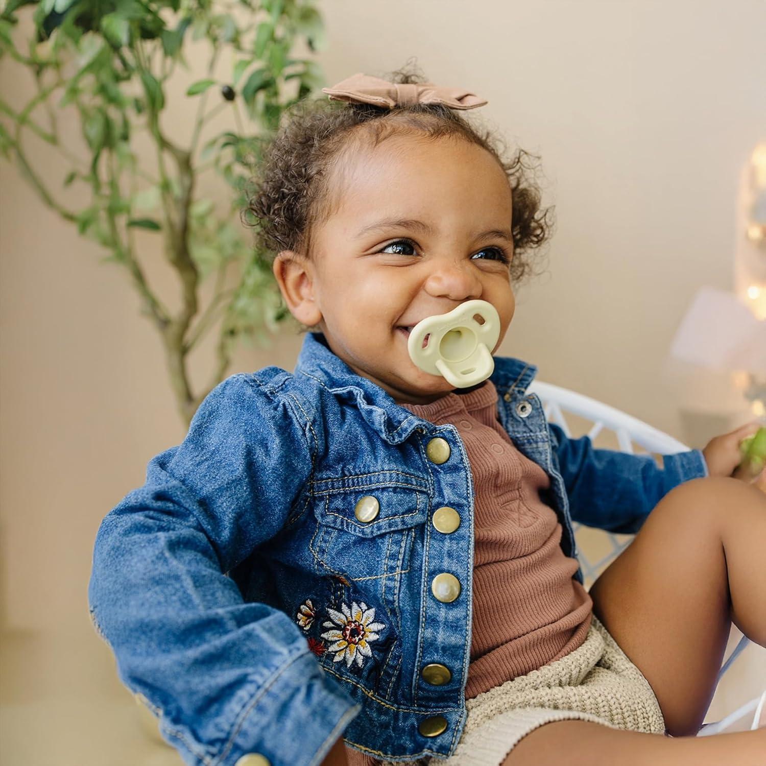 Chupete de Silicona Suave Sweet Cotton Baby 0-36 Meses BPA Libre